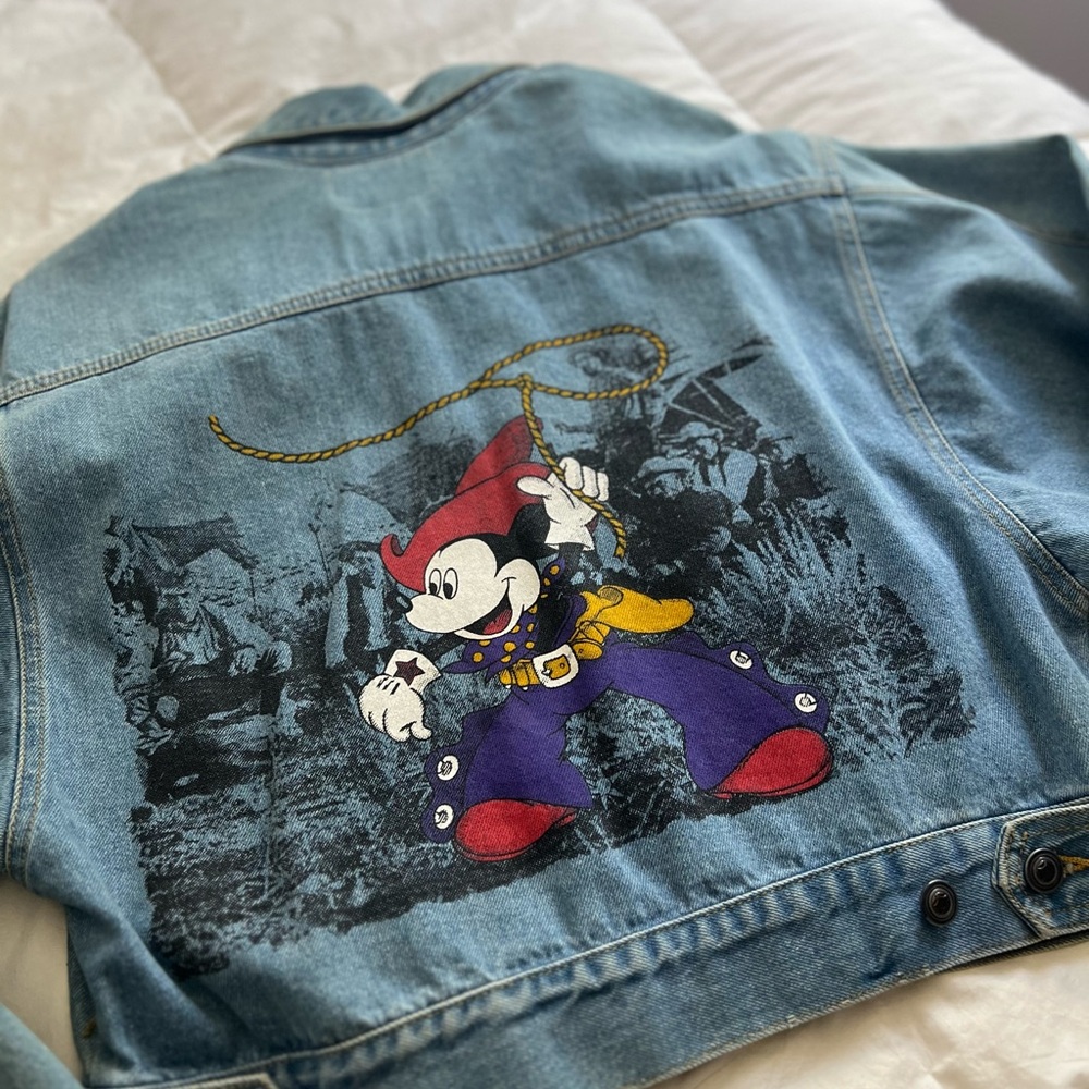 Vintage Disney Mickey Mouse Cowboy Denim Jacket – Jerry Leigh